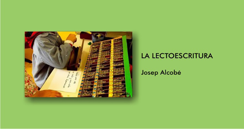 La lectoescritura. Josep Alcobé