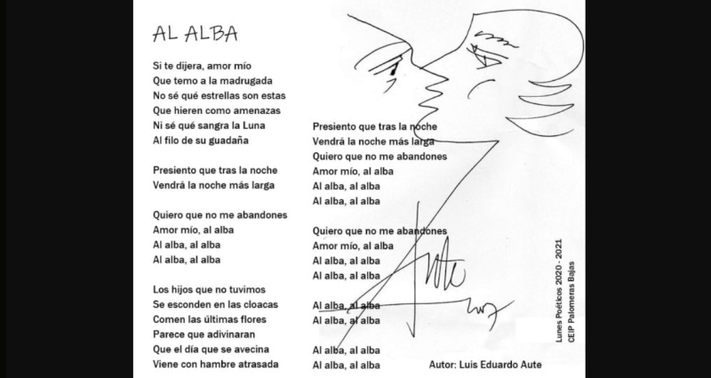 Poema con ilustración