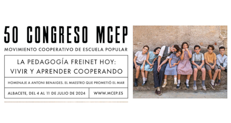 Cartel del 50 Congreso del MCEP horizontal